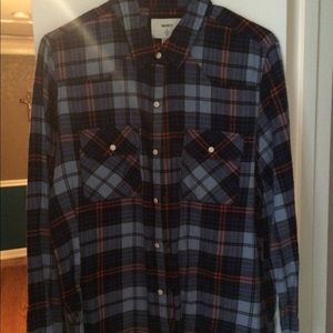 Blue and red flannel from Forever 21